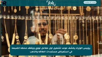رئيس الوزراء يكشف موعد تشغيل أول مفاعل نووي ويتفقد محطة الضبعة في استعراض مستجدات الطاقة والذهب